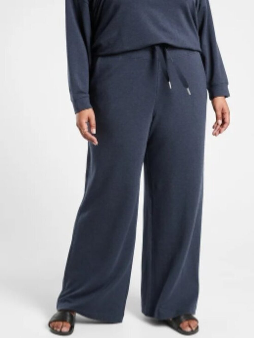 Athleta Balance Printed Pant XL Nay Blue